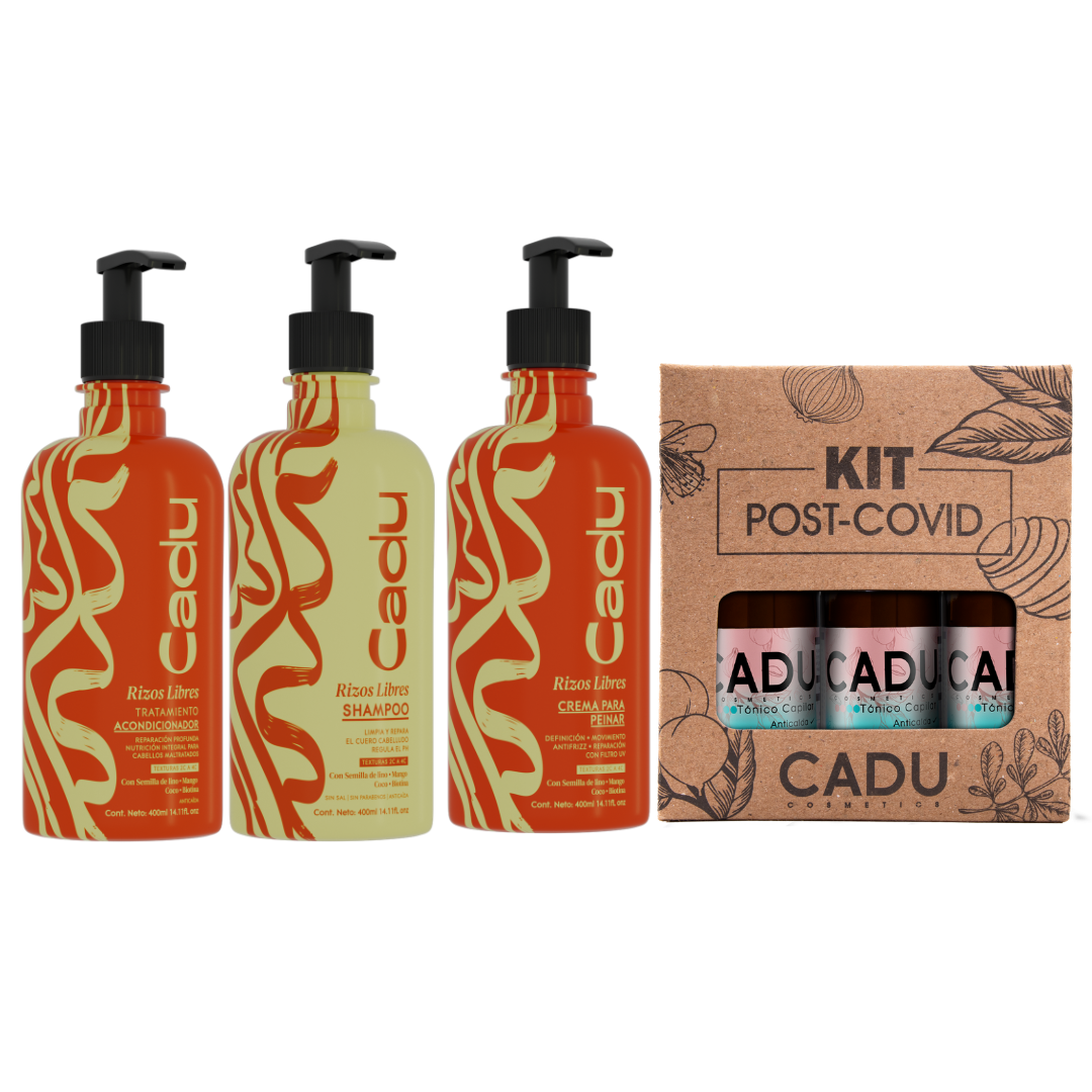 Kit rizos 400ml + kit post covid