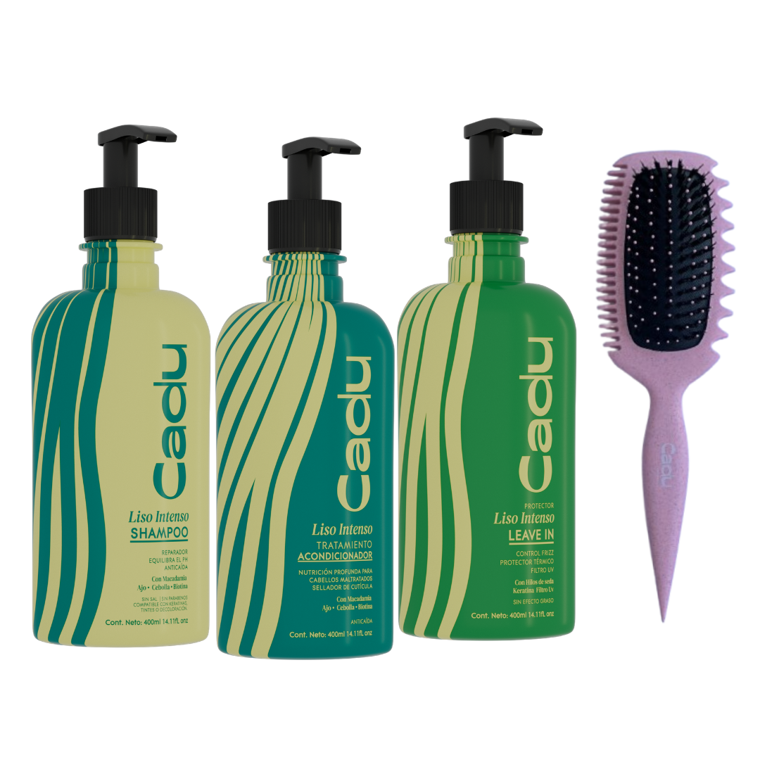 Kit Liso 400ml + Cepillo curly master