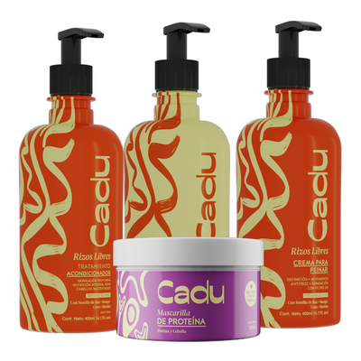 Kit esencial rizos + mascarilla proteína