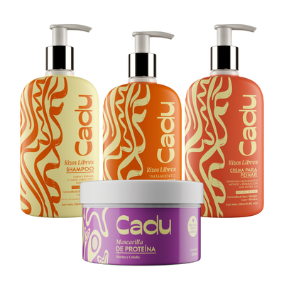 Kit esencial rizos + mascarilla proteína