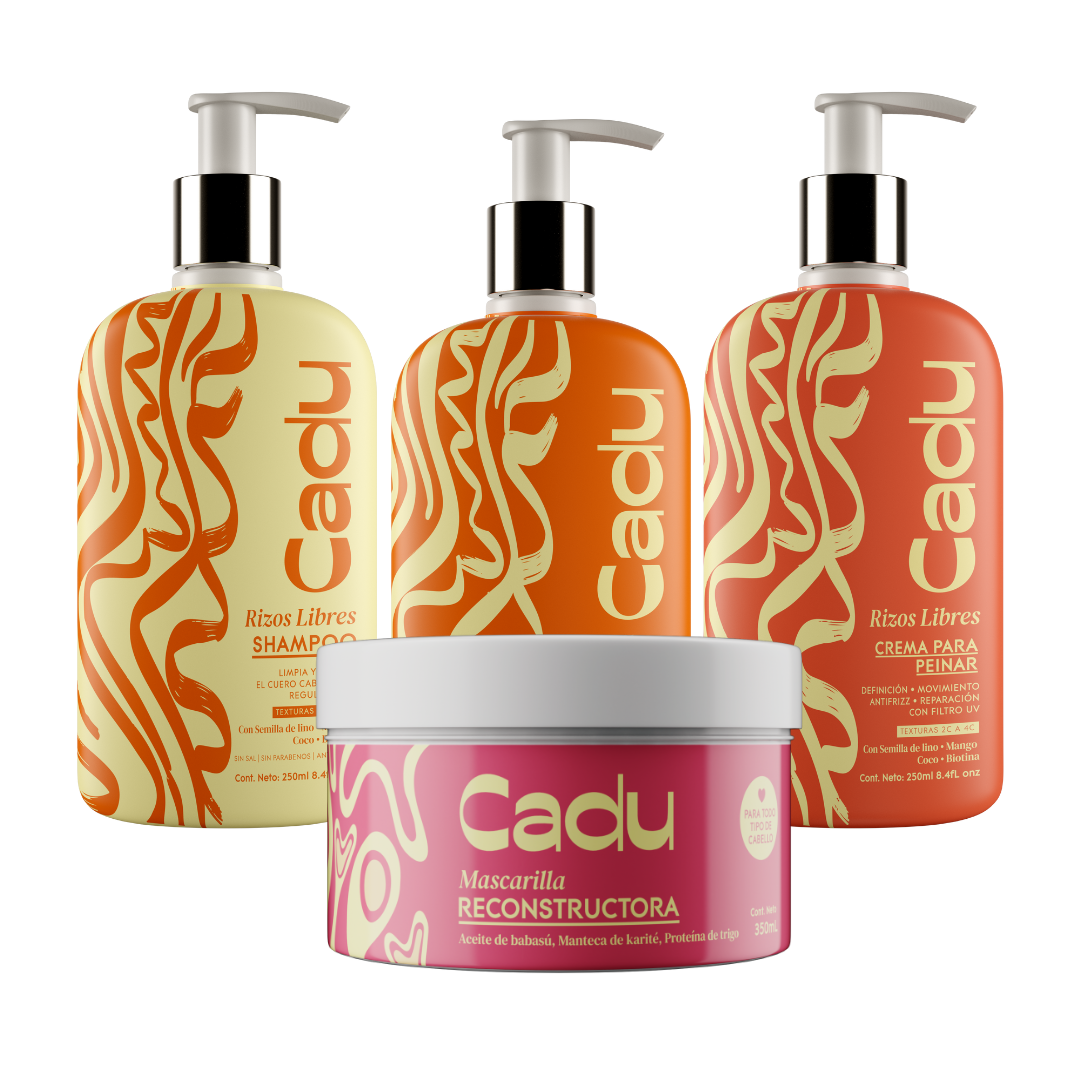 Kit esencial rizos + mascarilla reconstructora