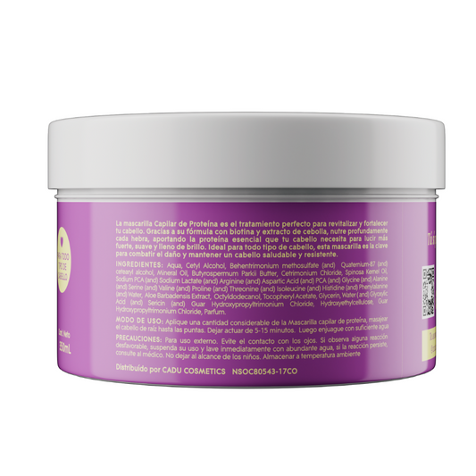 Mascarilla de proteina